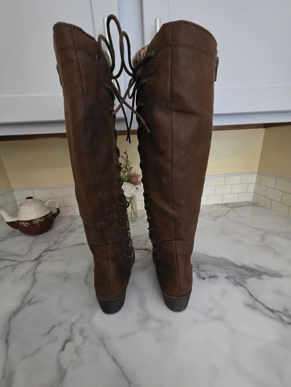 Women’s Tall Brown Riding Boots - Classic Knee-High Style